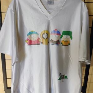 White South Park Graphic T-Shirt 1998